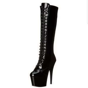 Pleaser knee high boots